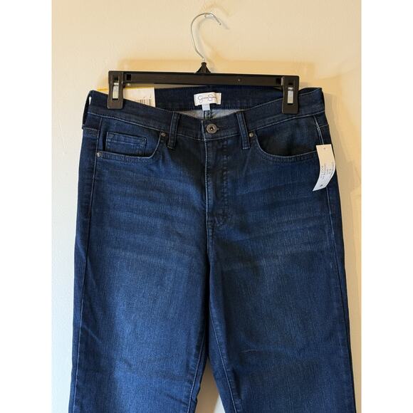 Jesica Simpson Low Rise Bootcut Women's size 8/29 Dark Wash Blue Denim Jeans - Picture 3 of 8